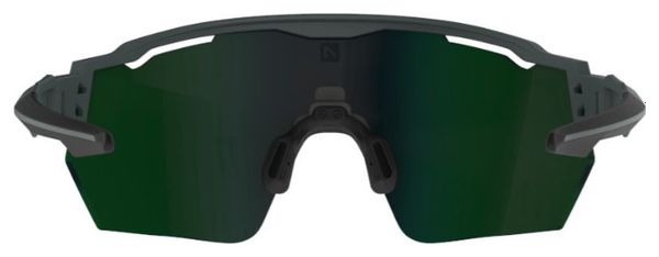 Coffret Lunettes AZR Race RX Carbone Mat / Écran hydrophobe Vert + Incolore