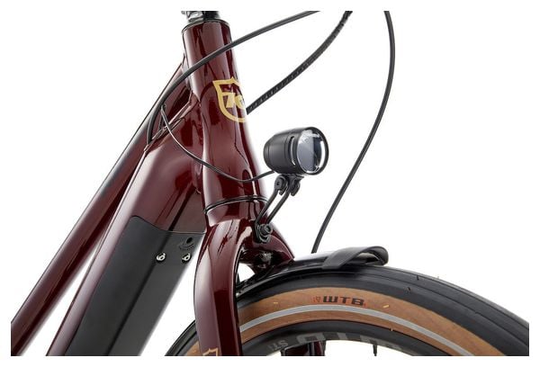 Kona Ecoco DL Electric City Bike Shimano Deore 10S 500 Wh 27.5'' Pinot Noir Rot