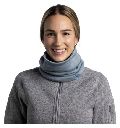 Heavyweight Merino Buff Neck Warmer, Light Blue