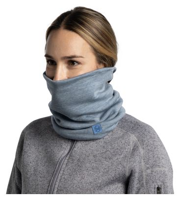 Heavyweight Merino Buff Neck Warmer, Light Blue