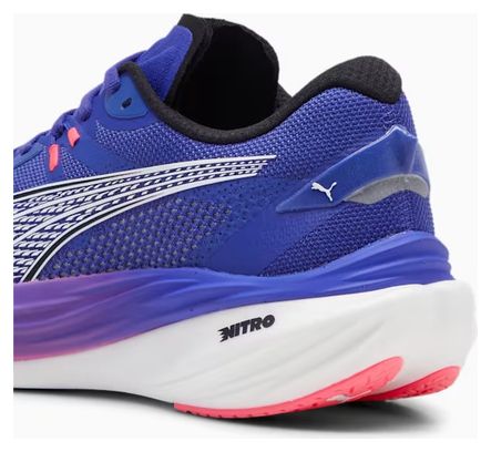 Chaussures de Running Puma Deviate Nitro 3 Bleu / Rose Homme