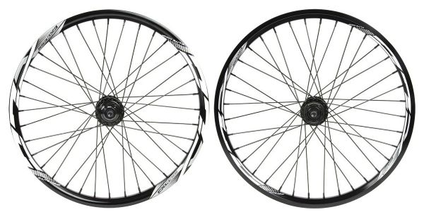 Excess XLC-1 Pro 20'' BMX Wheelset | 10 mm | 36 Holes Black