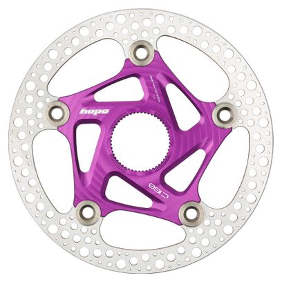 Hope RX Disco Flotante CenterLock Morado