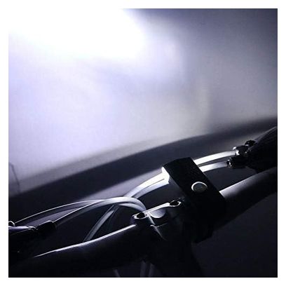 Kit d'éclairage vélo USB rechargeable 300 et 120 Lumen LED