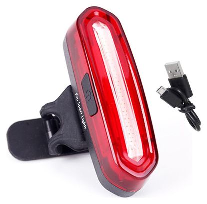 Kit d'éclairage vélo USB rechargeable 300 et 120 Lumen LED
