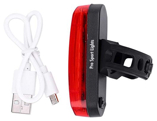 Kit d'éclairage vélo USB rechargeable 300 et 120 Lumen LED