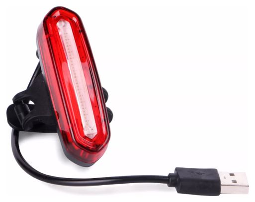 Kit d'éclairage vélo USB rechargeable 300 et 120 Lumen LED