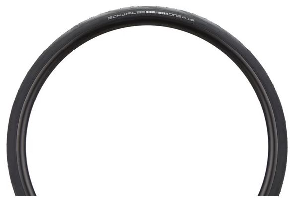 Pneu Route Schwalbe One Plus 700 mm Tubetype Souple Addix Performance Smart Guard Noir