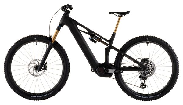 VTT Électrique Tout-Suspendu Cube Stereo Hybrid One44 HPC SLT 800 Sram XX Eagle AXS 12V 800 Wh 27.5'' Gris Noir Carbon Grid 2026
