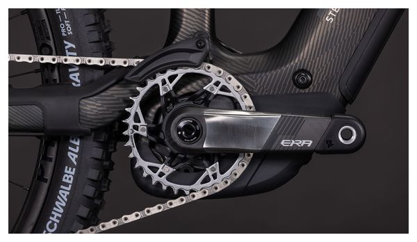 VTT Électrique Tout-Suspendu Cube Stereo Hybrid One44 HPC SLT 800 Sram XX Eagle AXS 12V 800 Wh 27.5'' Gris Noir Carbon Grid 2026