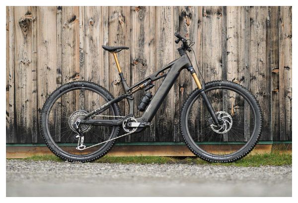 VTT Électrique Tout-Suspendu Cube Stereo Hybrid One44 HPC SLT 800 Sram XX Eagle AXS 12V 800 Wh 27.5'' Gris Noir Carbon Grid 2026