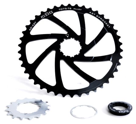 Piñón expansor A2Z para casete Shimano de 10 velocidades - Negro