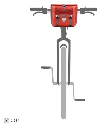 Ortlieb Handlebar-Pack Plus 11L Lenkertasche Salsa Dark Chili Red