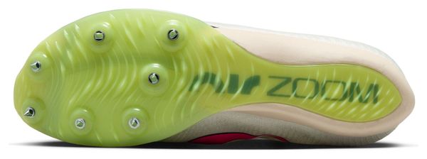 Zapatillas de atletismo unisex Nike Air Zoom Maxfly Blanco Rosa Amarillo