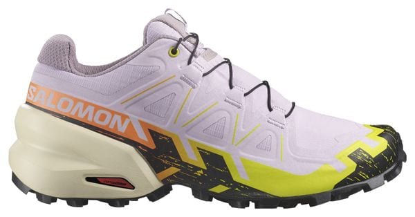 Salomon Speedcross 6 Violet Geel Dameshardloopschoenen