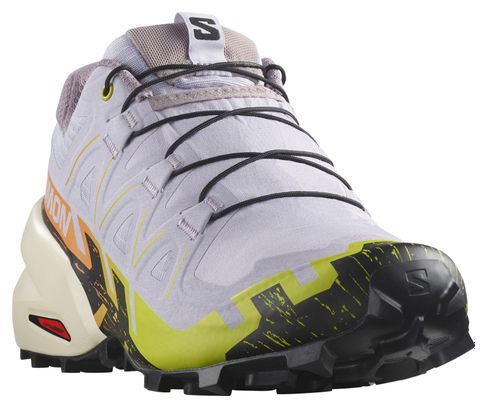 Salomon Speedcross 6 Violet Yellow Women's Trail Running Shoes