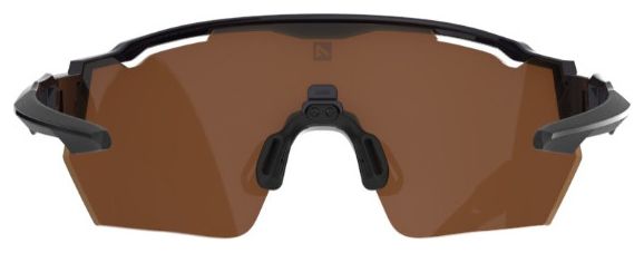 Gafas AZR Race RX Negro Transparente / Lente Hidrofóbica Dorada