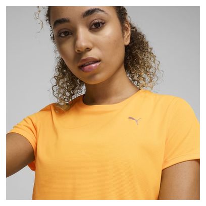 Maillot manches courtes Puma Run Favorite Velocity Orange Femme