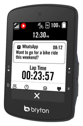 Compteur GPS Bryton Rider S510 T + Ceinture Cardio/Capteur Cadence/Capteur Vitesse