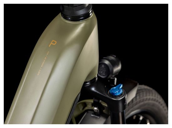 Cube Kathmandu Hybrid Pro 800 Elektrische Hybride Fiets Shimano Cues 11S 800 Wh 700 mm Stoffig Olijfgroen 2025