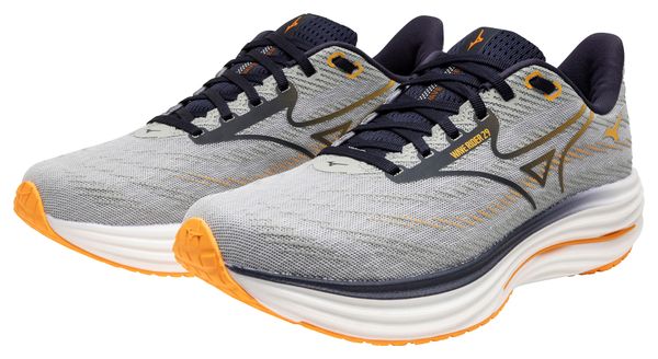 Chaussures Running Mizuno Wave Rider 29 Gris/Orange Homme