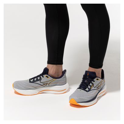 Chaussures Running Mizuno Wave Rider 29 Gris/Orange Homme