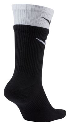 Chaussettes Nike Everyday Plus Cushioned Noir/Blanc Unisex