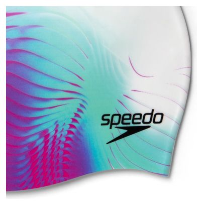 Speedo Dig Printed Pink Swim Cap