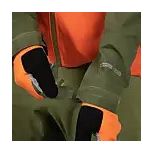 Endura SingleTrack II Waterproof Jacket Green / Orange XXL