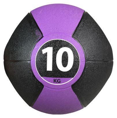 Pure2Improve Ballon médicinal avec poignées 10 kg Violet