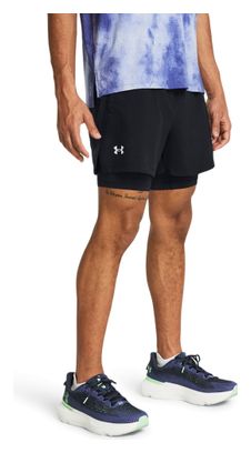 Under Armour Launch 5inch 2-in-1 Shorts Schwarz Herren