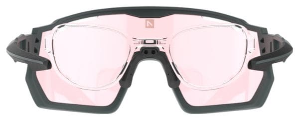 AZR Kromic Pro Race RX Mat Carbon/Black / Pink Photochromic Lens