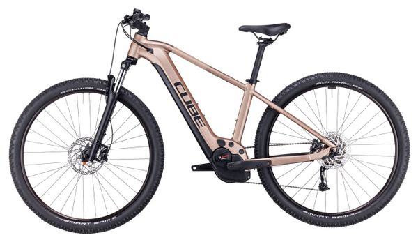 Cube Reaction Hybrid Performance 500 Electric Hardtail MTB Shimano Alivio 9S 500 Wh 27.5'' Metallic Brown 2023