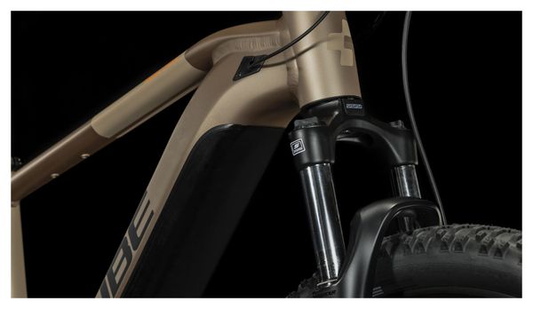 Cube Reaction Hybrid Performance 500 Electric Hardtail MTB Shimano Alivio 9S 500 Wh 27.5'' Metallic Brown 2023