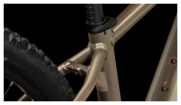 Cube Reaction Hybrid Performance 500 Electric Hardtail MTB Shimano Alivio 9S 500 Wh 27.5'' Metallic Brown 2023