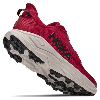 Hoka Challenger 8 Red Men's Trail Running Shoes