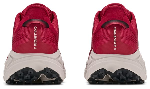 Hoka Challenger 8 Red Men's Trail Running Shoes