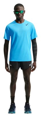 Maglietta da corsa Nike AeroSwift blu da uomo