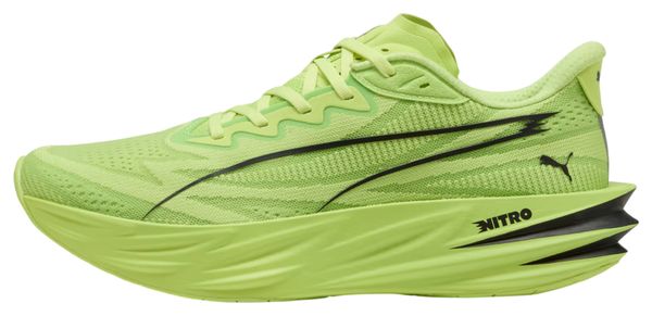 Scarpe da corsa Puma Deviate Pure Nitro gialle da uomo