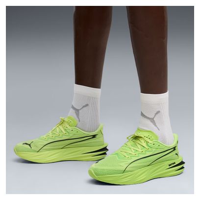 Scarpe da corsa Puma Deviate Pure Nitro gialle da uomo