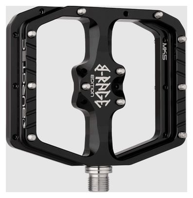 BURGTEC Penthouse Flat MK5 B-Rage Edition Pedals - Burgtec Black