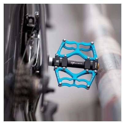 Pédales de vélo Rockbros JT201012LBL - bleu
