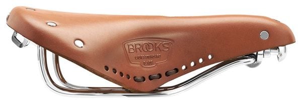 Brooks B17 Carved Short Saddle Honey