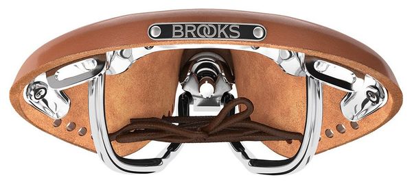 Brooks B17 Carved Short Saddle Honey