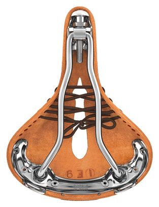 Brooks B17 Carved Short Saddle Honey