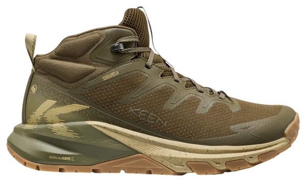 Scarpe da trekking Keen Targhee Apex Mid WP verde da uomo 