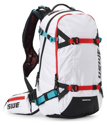 USWE Rucksack mit Rückenprotektor / Pow 16 Weiß