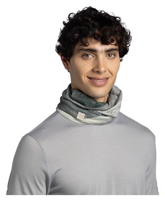 Halswärmer Buff Merino Lightweight Digital Print Grau