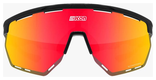 SCICON Aerowing Goggles Black / Red Mirror