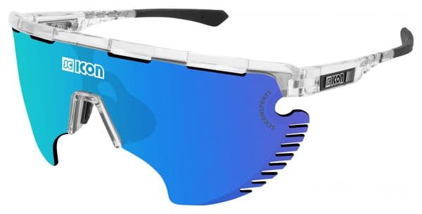 Scicon Sports Aerowing Lamon Lunettes De Soleil De Performance Sportive (Multimirror Bleu Scnpp/Briller)